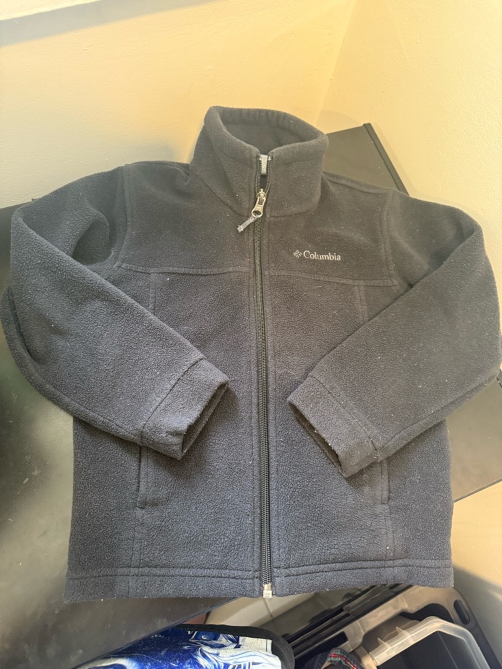 Columbia Kids Black Full-Zip Fleece jacket